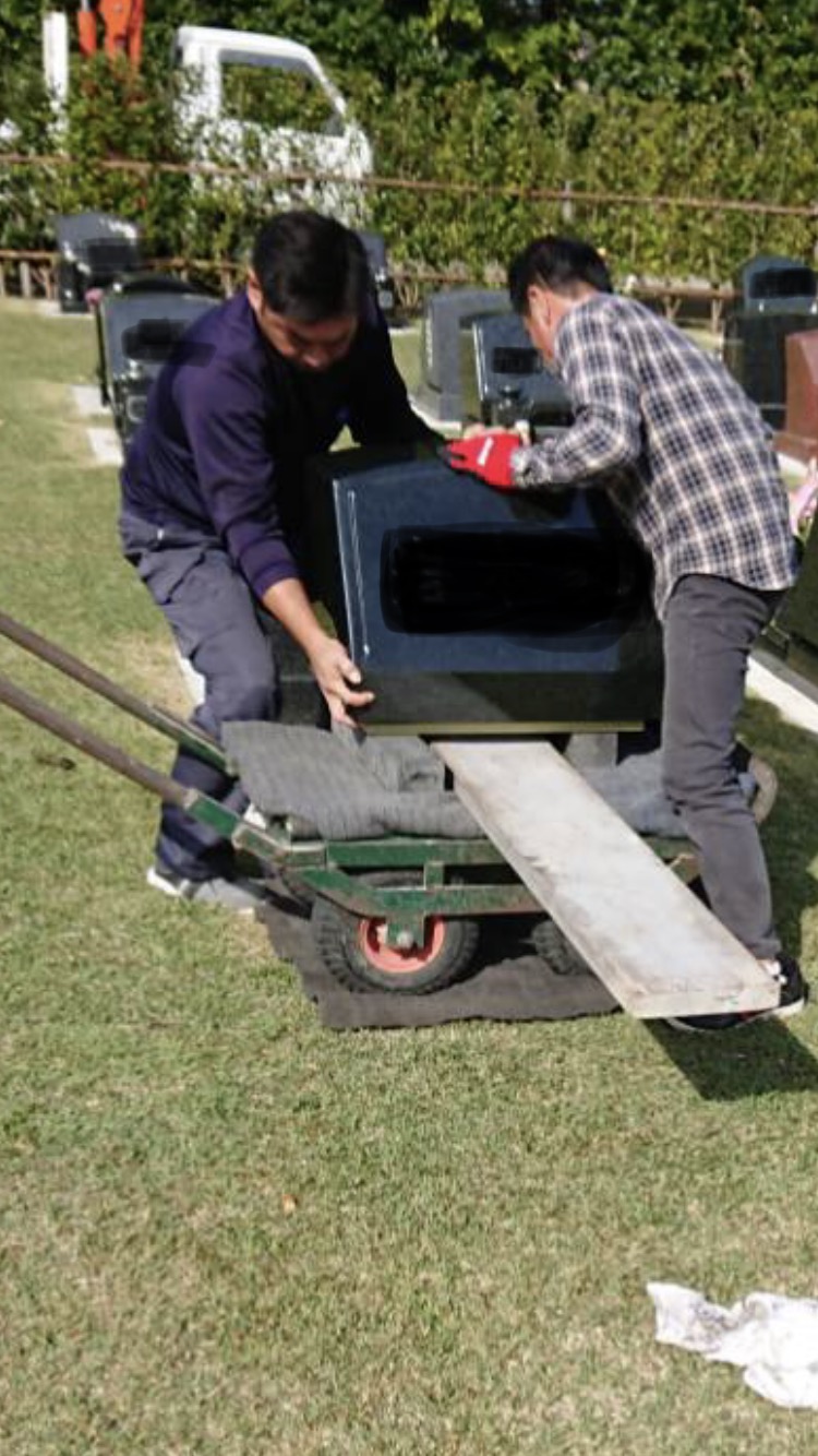 小山市の墓石羽黒家石材施工